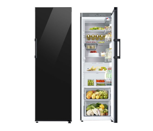 Lodówka Samsung RR39C76C322 EF Bespoke No Frost 186cm Czarne Szkło AI 387L - 1351931 - zdjęcie